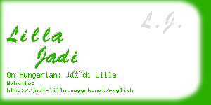 lilla jadi business card